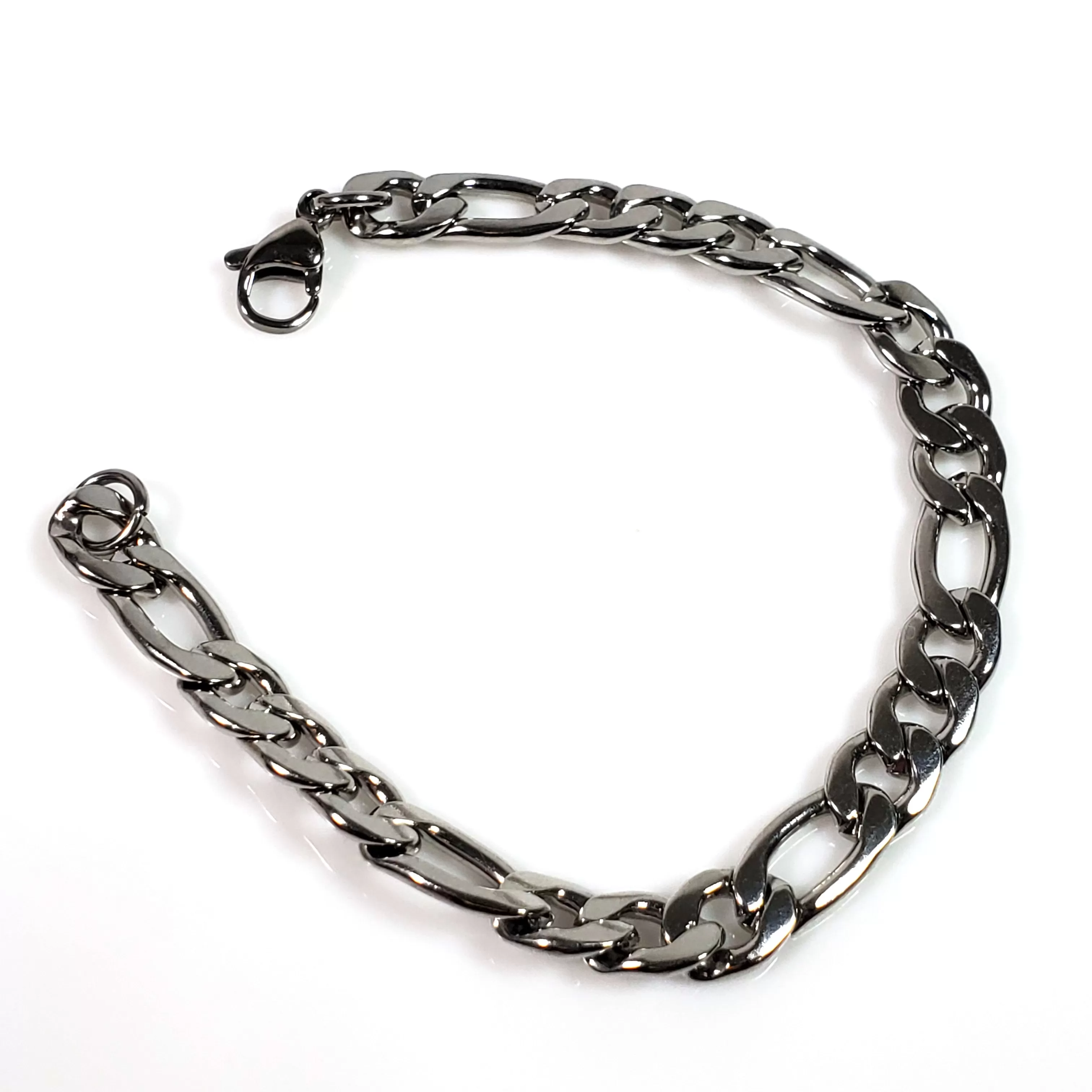 8mm Figaro Chain, Lot Size 30 Feet, #1978