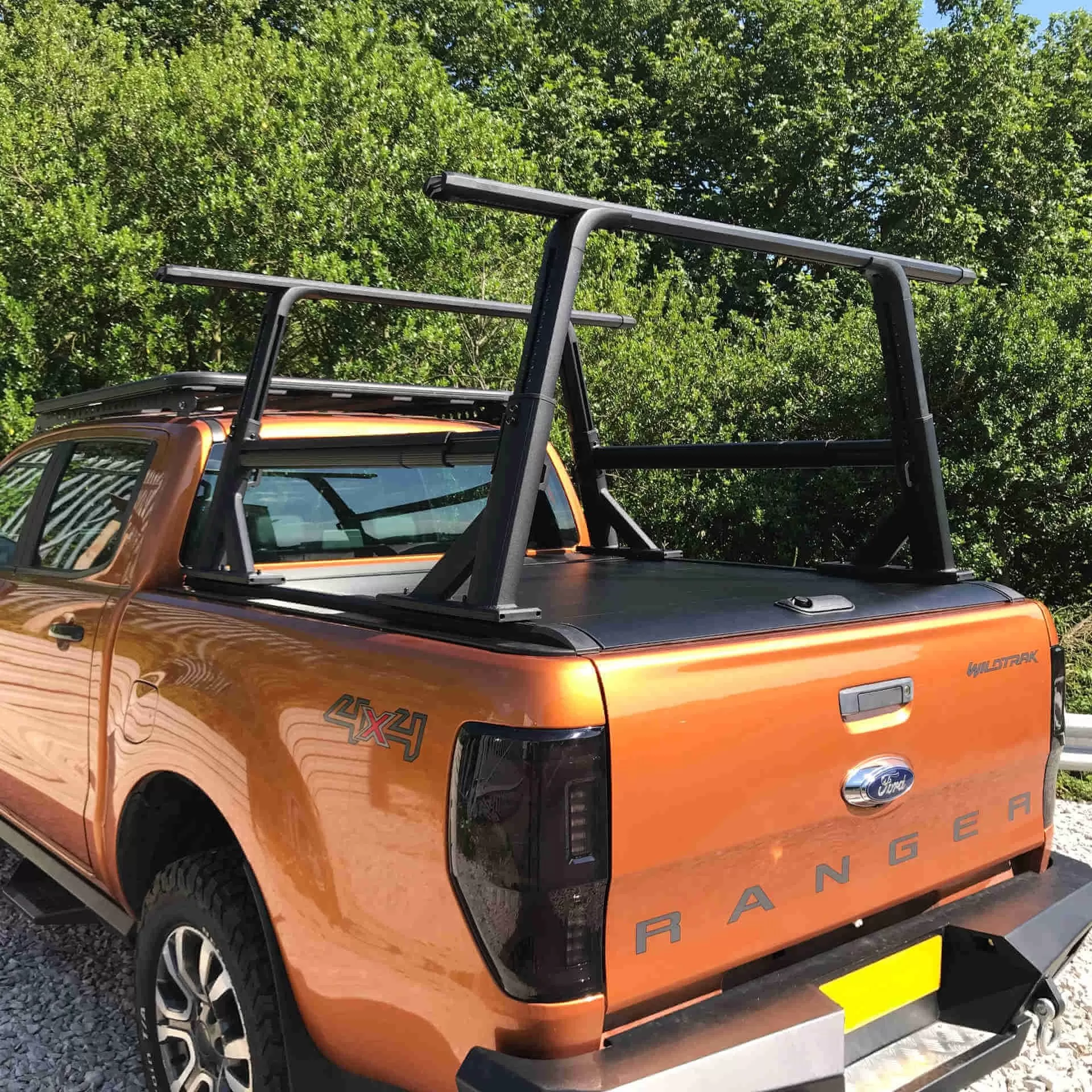 Adaptable Adjustable Cargo Rack fits with or without a Roll & Lock