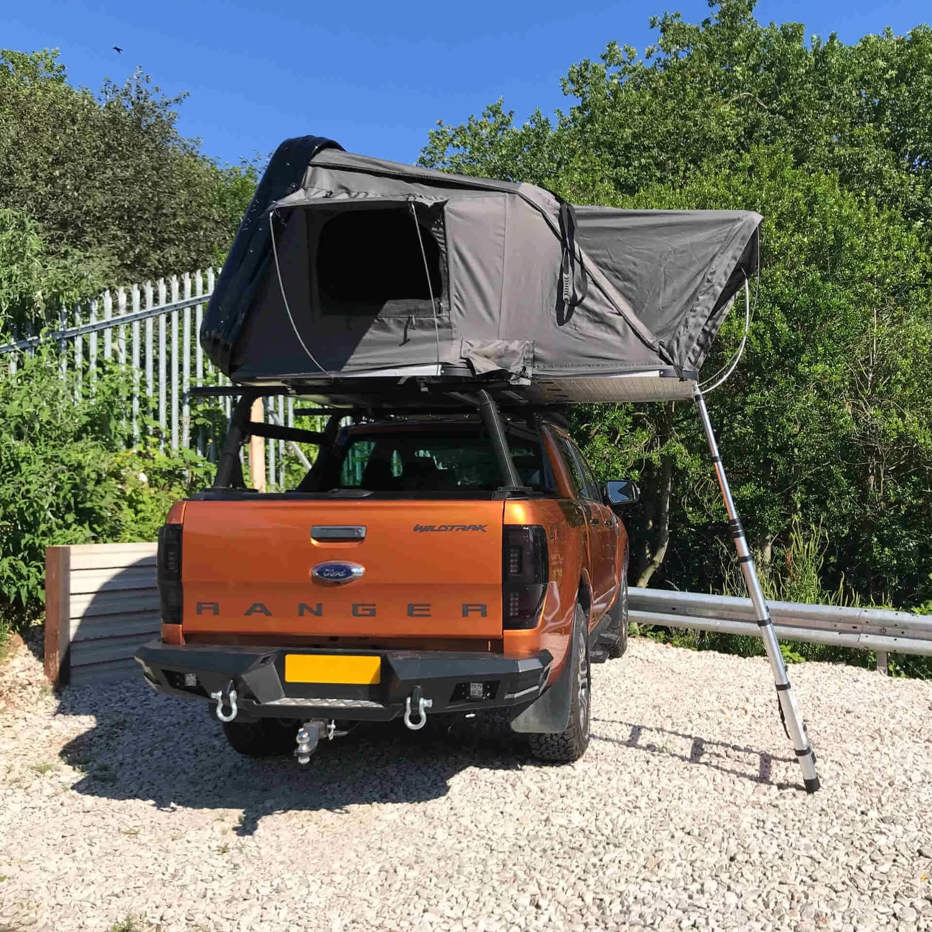 Adaptable Adjustable Cargo Rack fits with or without a Roll & Lock