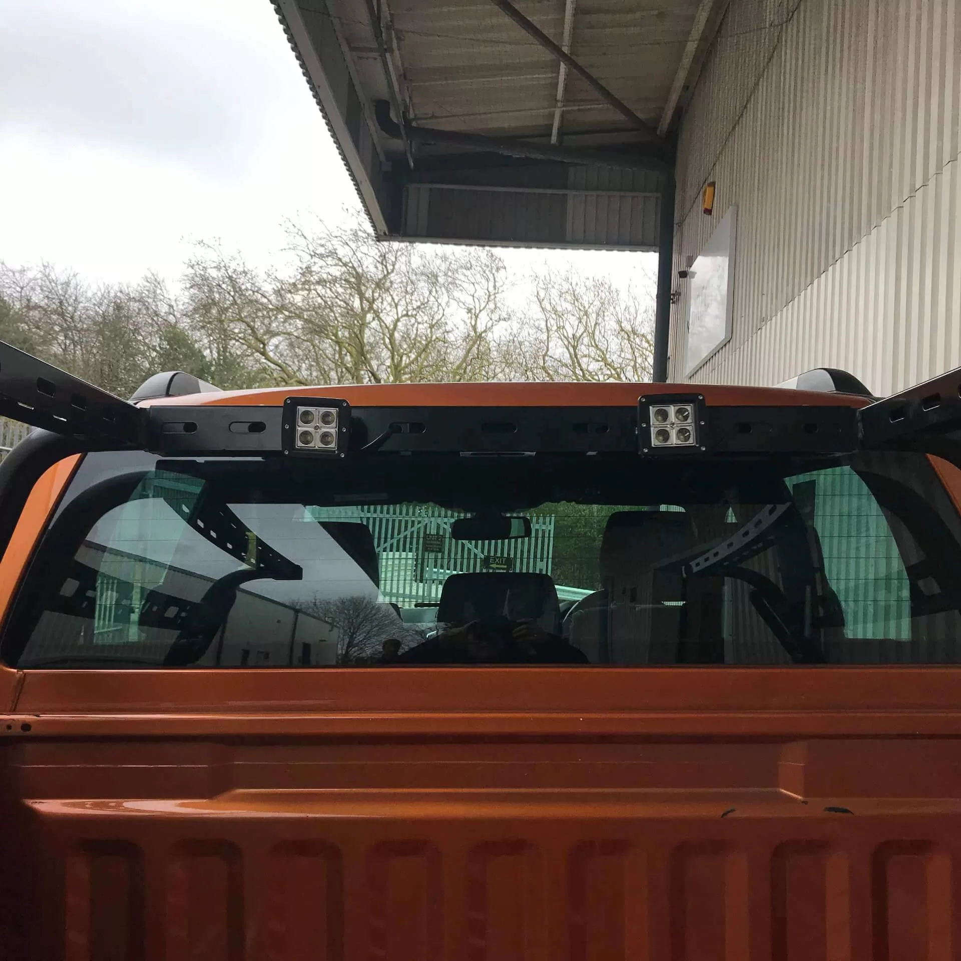 Adjustable Load Bed Cargo Frame with Flat Rack for Ford Ranger 2012 