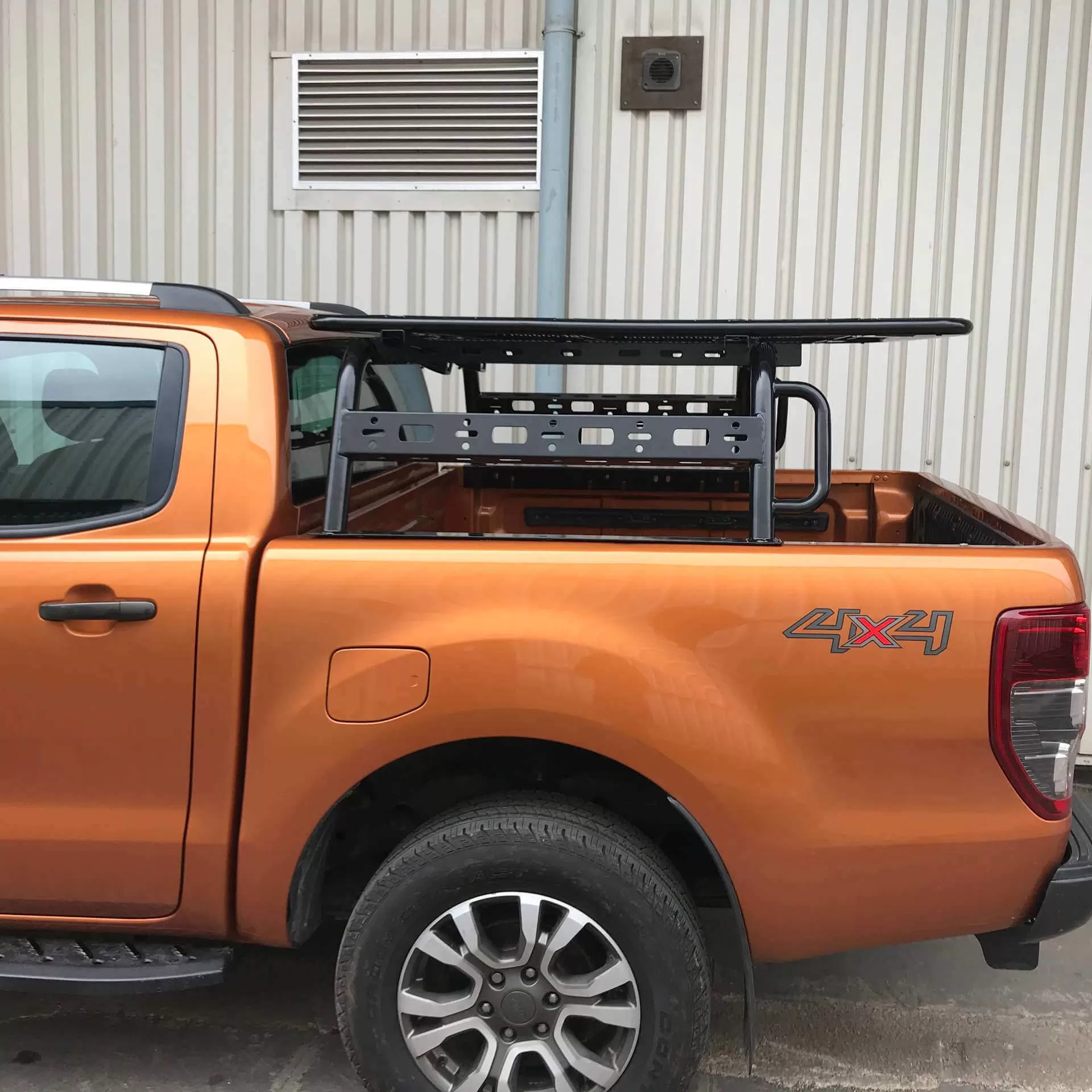 Adjustable Load Bed Cargo Frame with Flat Rack for Ford Ranger 2012 