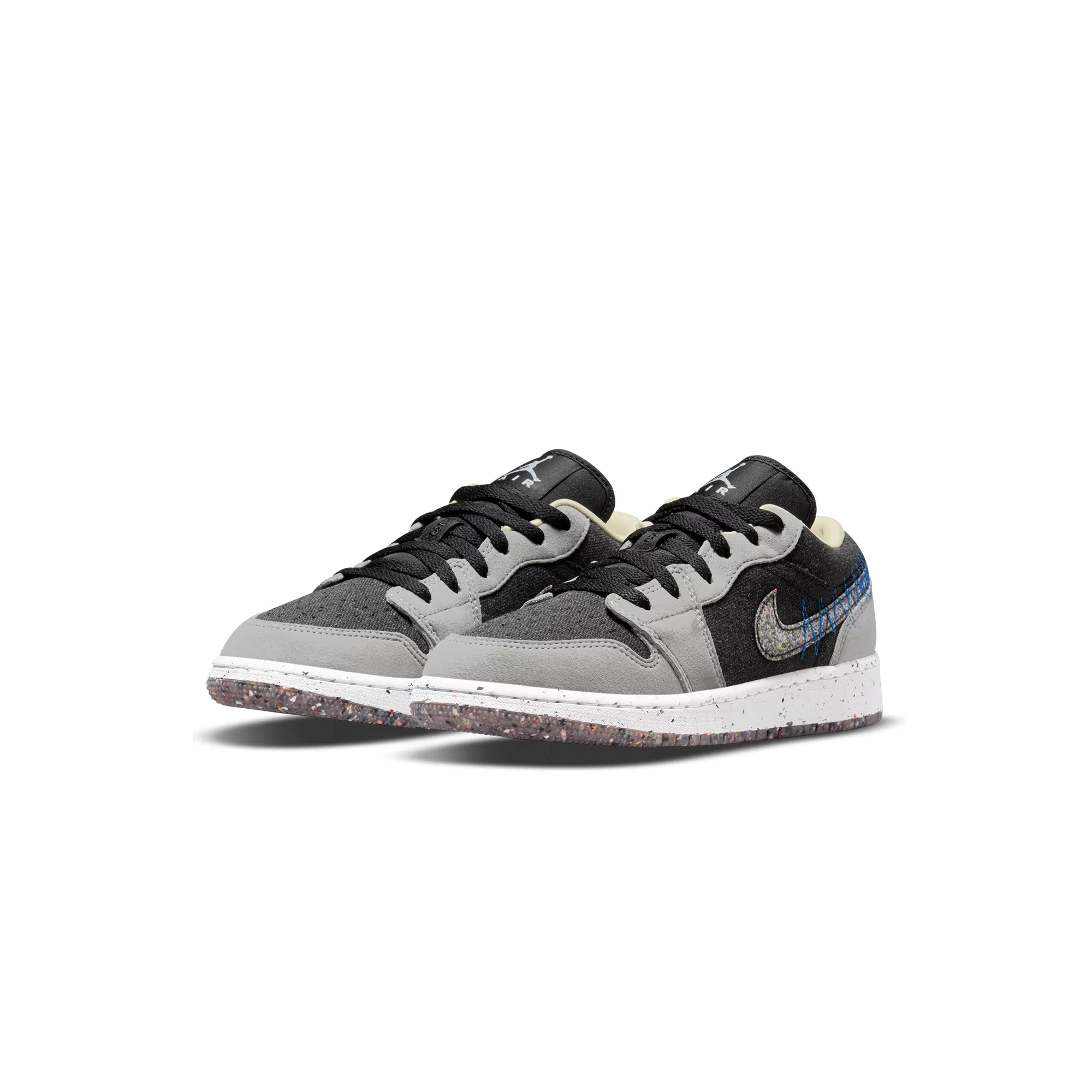 Air Jordan Kids 1 Low SE GS Shoes LT Smoke Grey