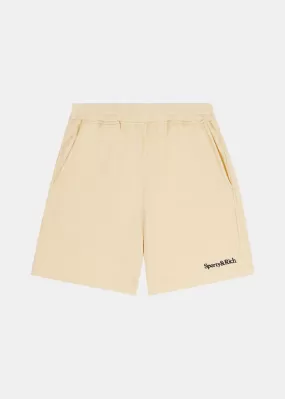 Almond Serif Logo Gym Shorts