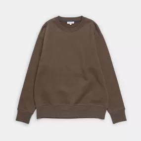 Arne Brushed Crew - Taupe