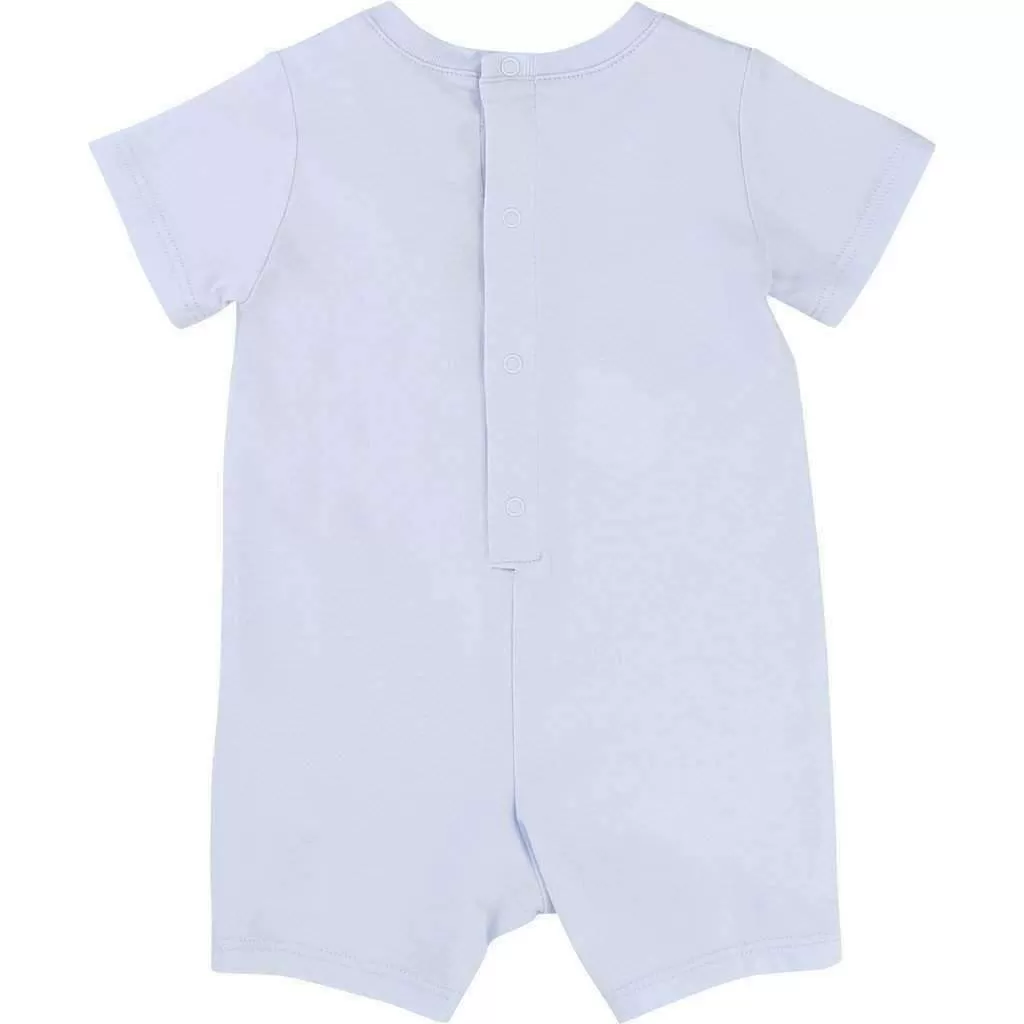 Baby Blue Short Sleeve Bodysuit