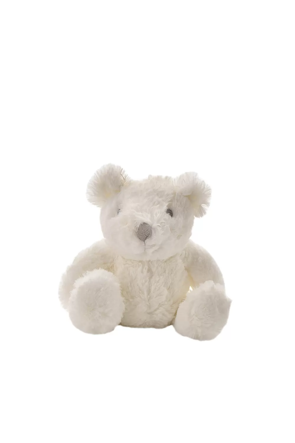 Bambino White Plush Bear Medium 18cm