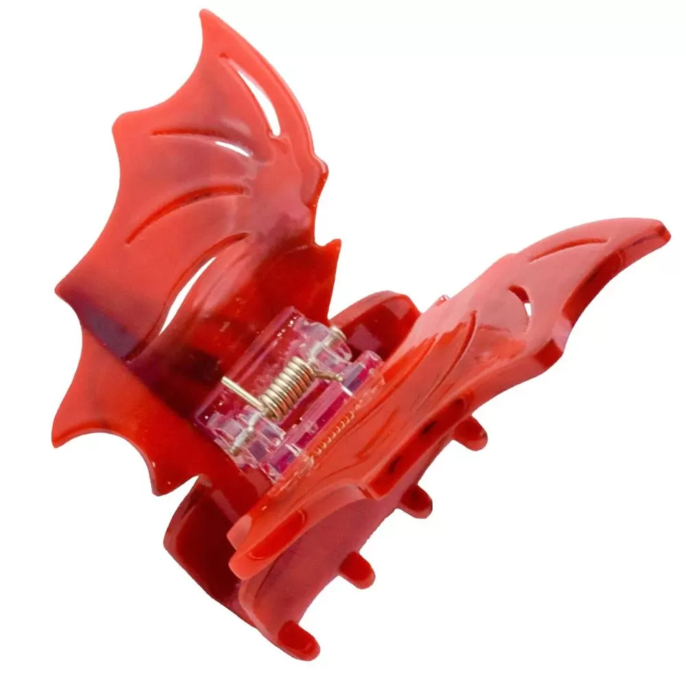 Bat Hair Claw Clip-RED