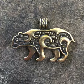 Bear Pendant - Bronze or Silver