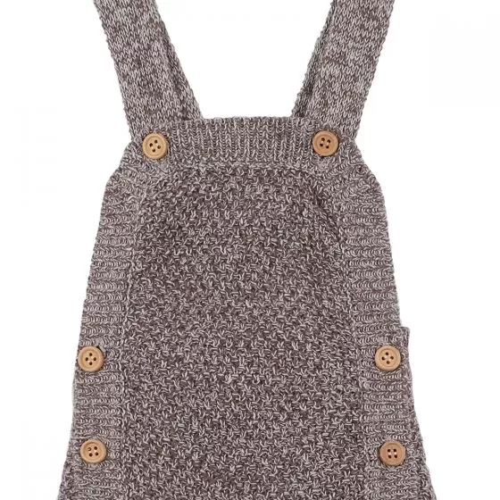 Bebe Chestnut Knit Overalls