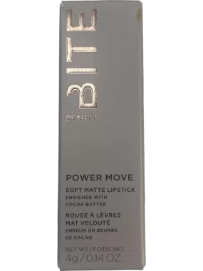 Bite Beauty Tannin Power Move Soft Matte Lipstick 0.14oz/4g BNIB