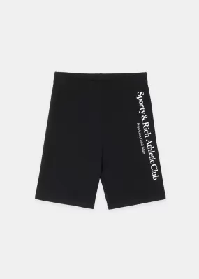 Black Athletic Club Biker Short