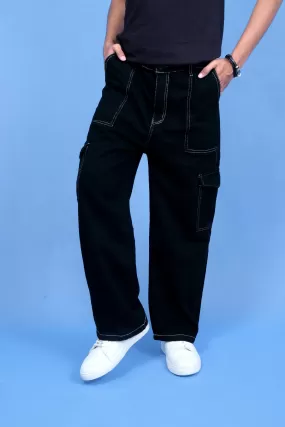 Black Baggy Fit Jeans