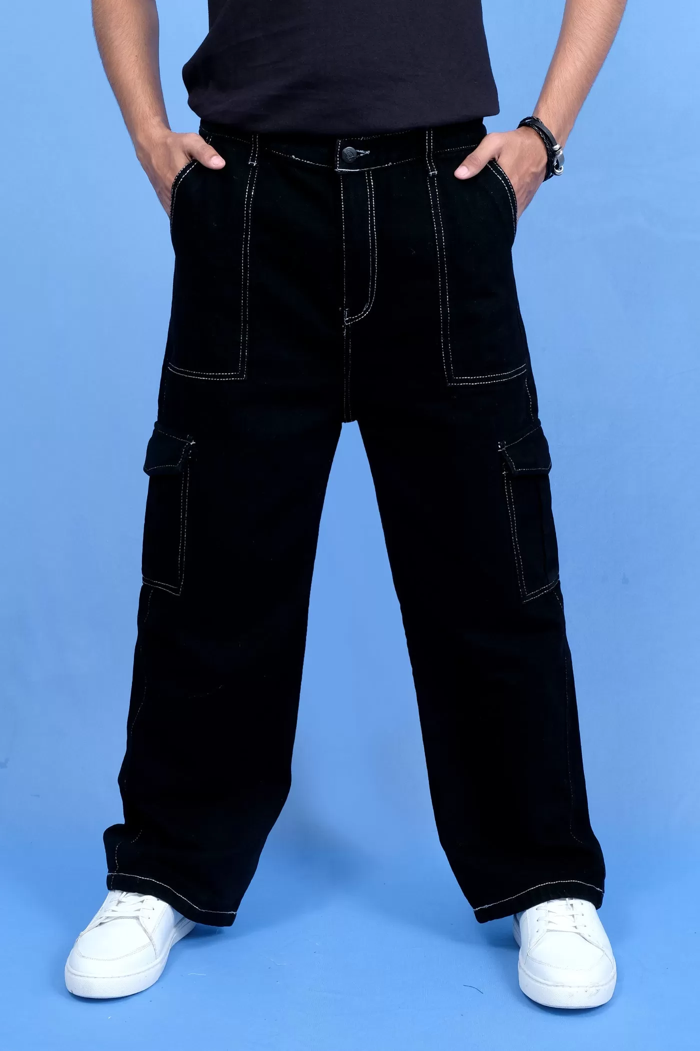 Black Baggy Fit Jeans