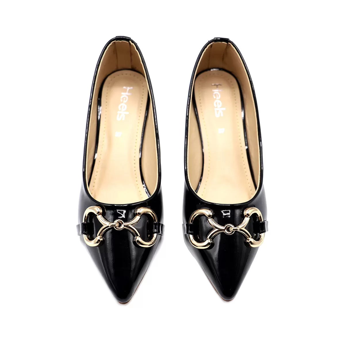 Black Formal Court Shoes 085456