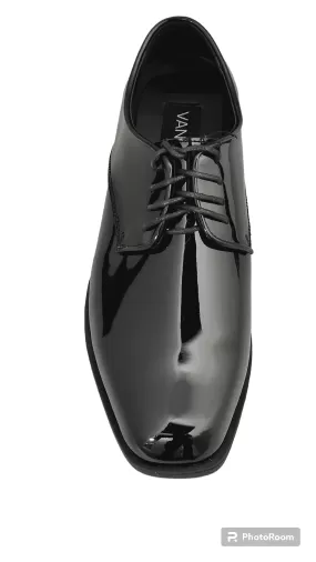 Black Shiny Tuxedo Shoe - Rental - Tuxgear