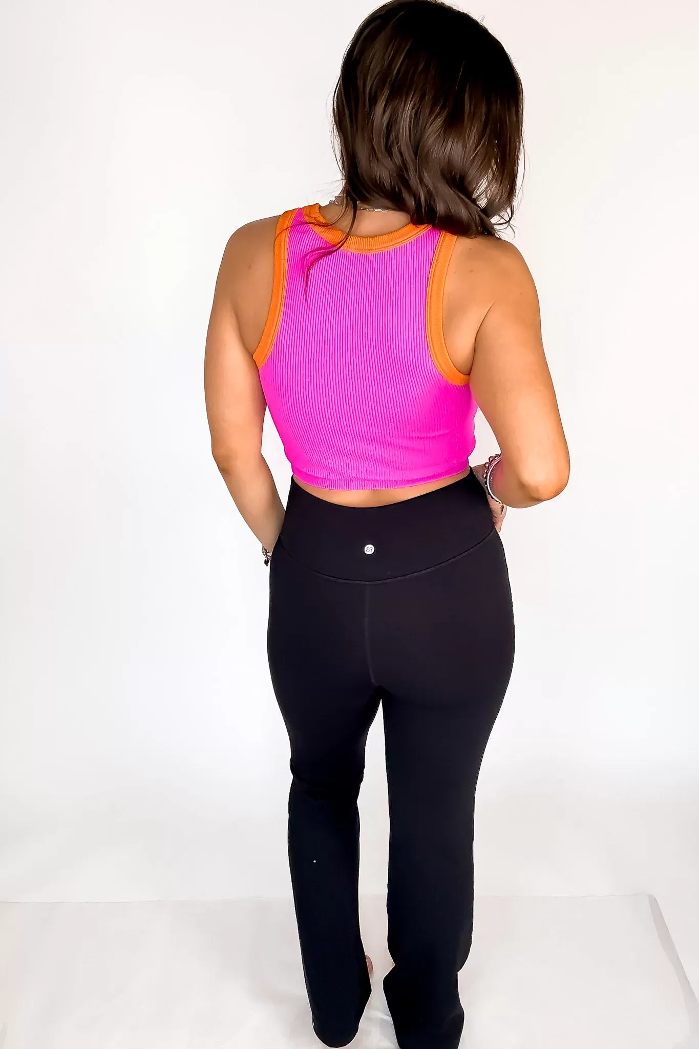 Black V Waist Leggings