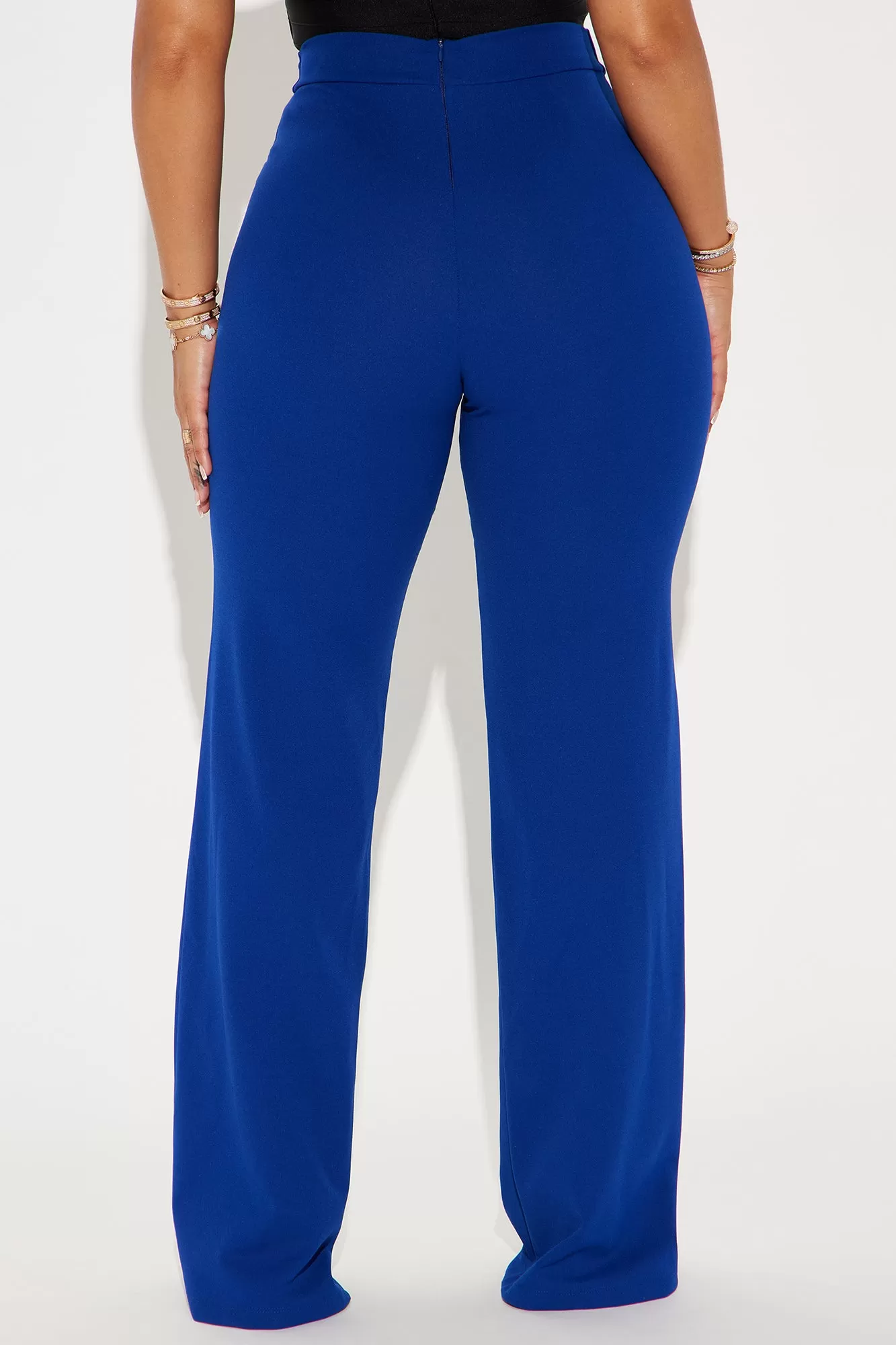 Call It Even Wide Leg Dress Pants - Royal