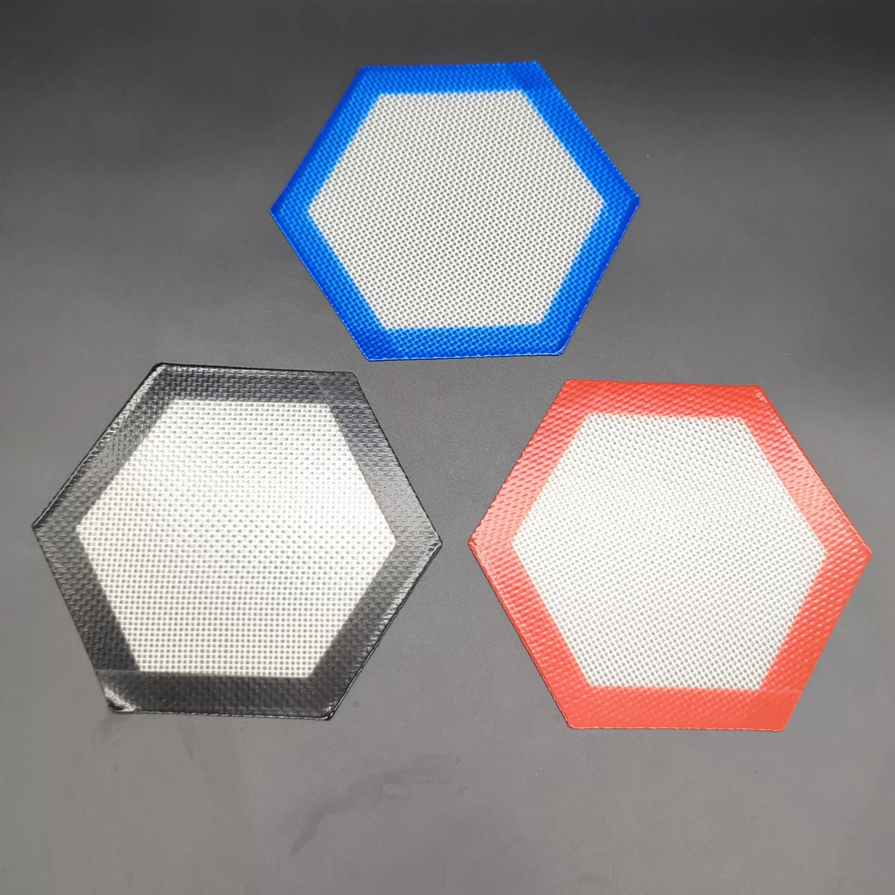 Colorful Hexagon Silicone Dab Mat