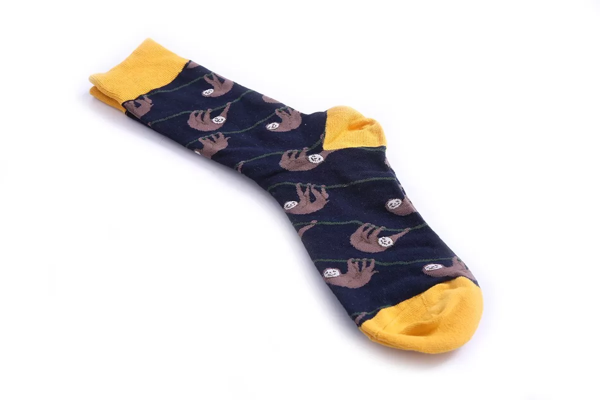 Crew Socks | Funky Socks - Sloth