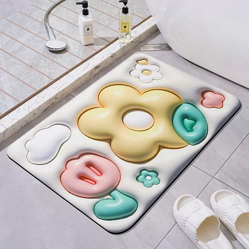 Cute 3D Effect Kawaii Bath Mat ON815