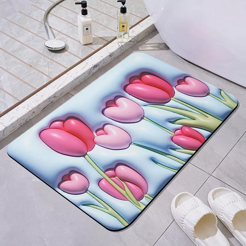 Cute 3D Effect Kawaii Bath Mat ON815