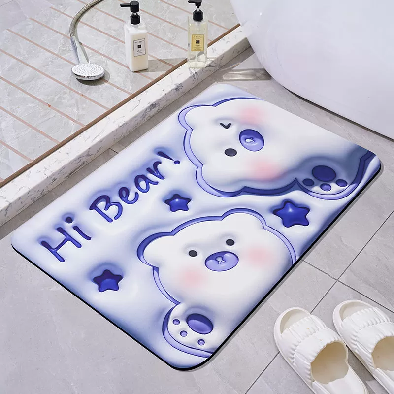 Cute 3D Effect Kawaii Bath Mat ON815