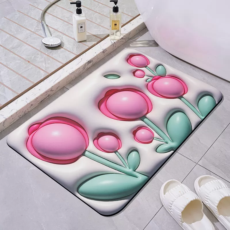 Cute 3D Effect Kawaii Bath Mat ON815