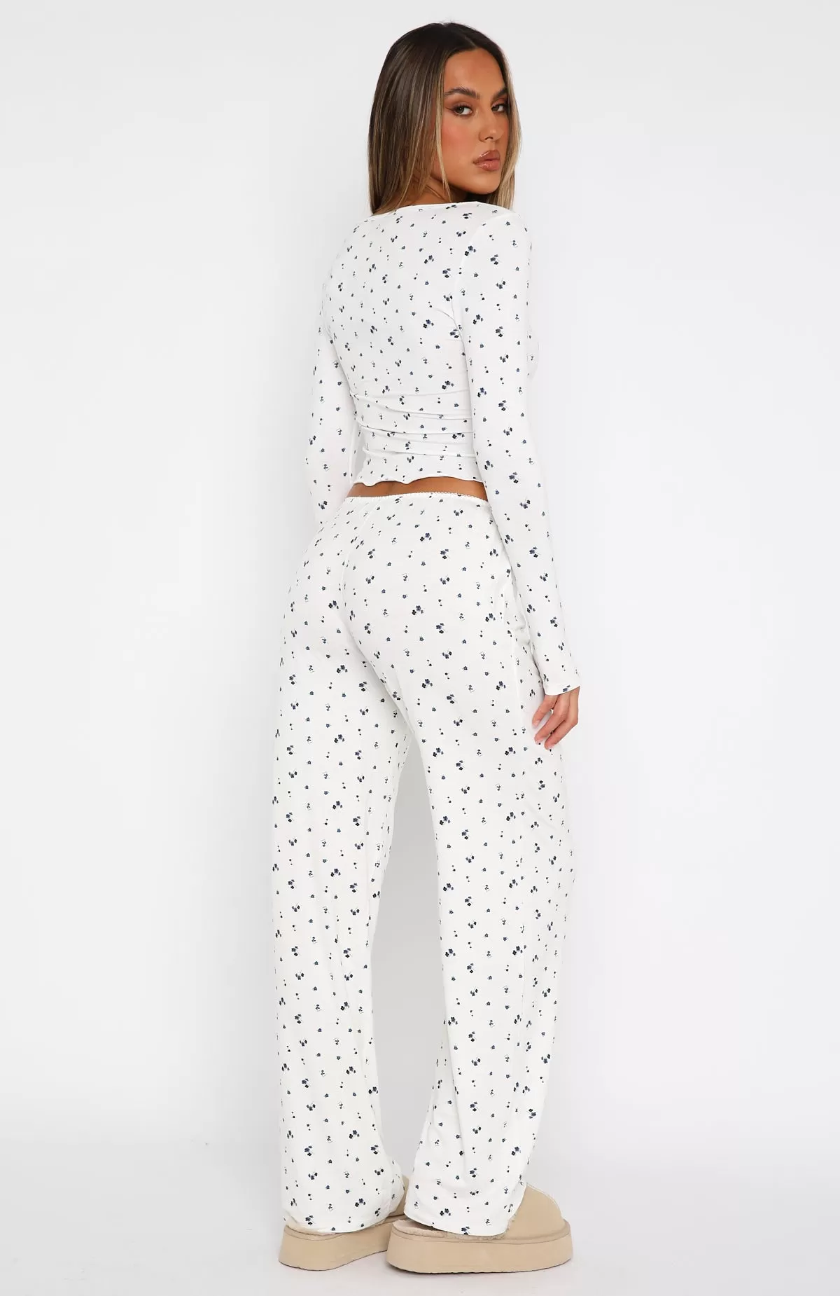 Dreamy Pyjama Pants Ditsy Blues