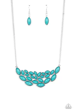 Eden Escape Blue Necklace - Paparazzi Accessories