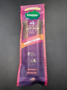 Endo Organic Hemp Wrap Cones | 4 Cones/Pack