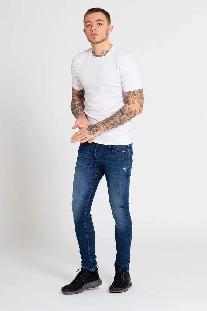 EXILE Skinny Jeans In Light Wash