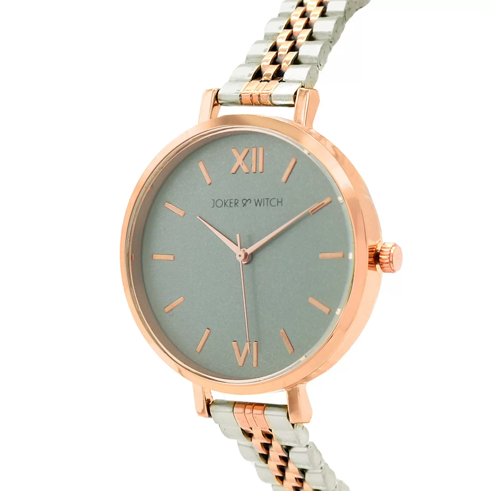 Fae Grey Rosegold Watch Bracelet Stack