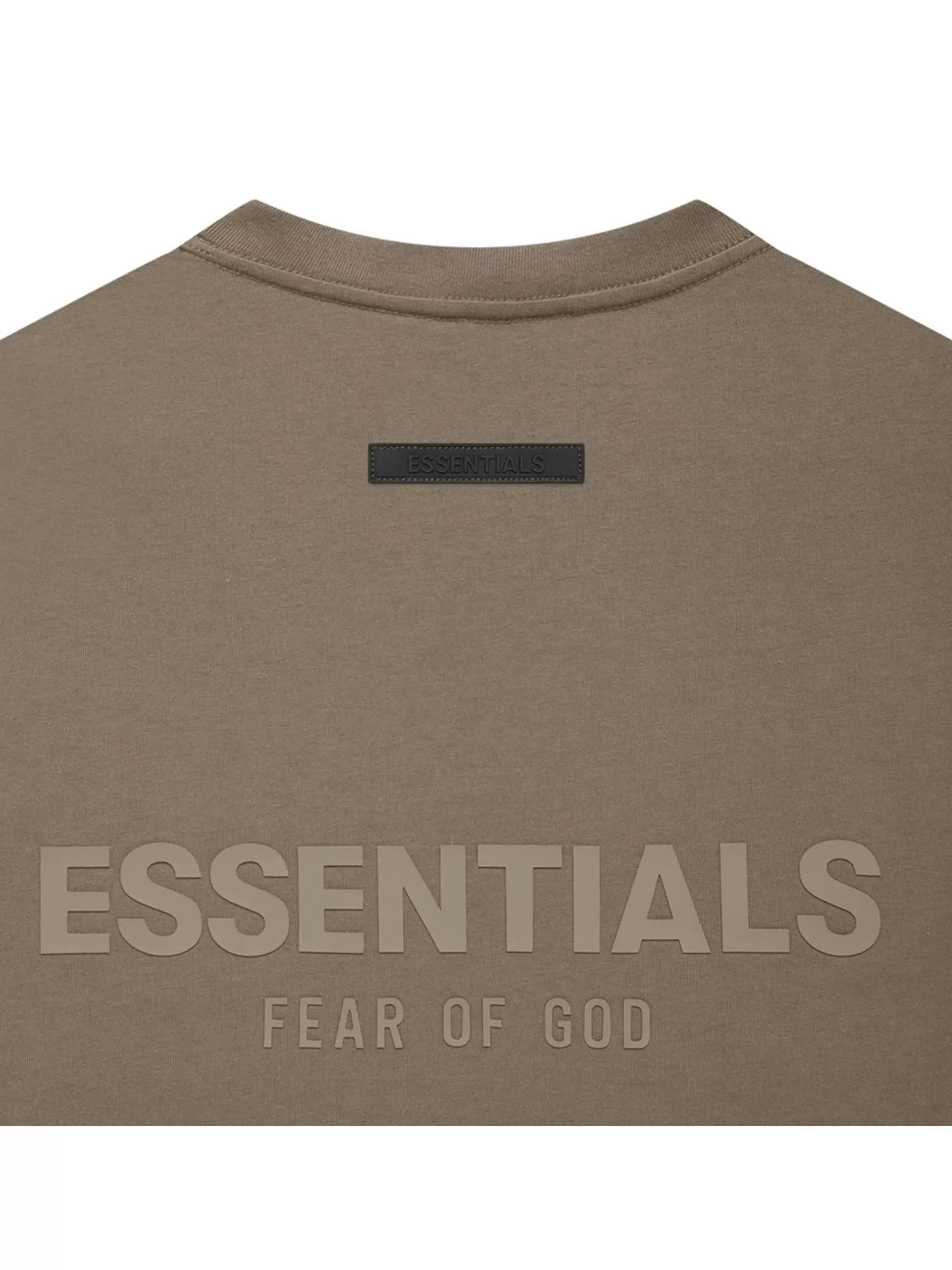 Fear Of God Essentials Back Logo Boxy Tee Harvest [FW21]