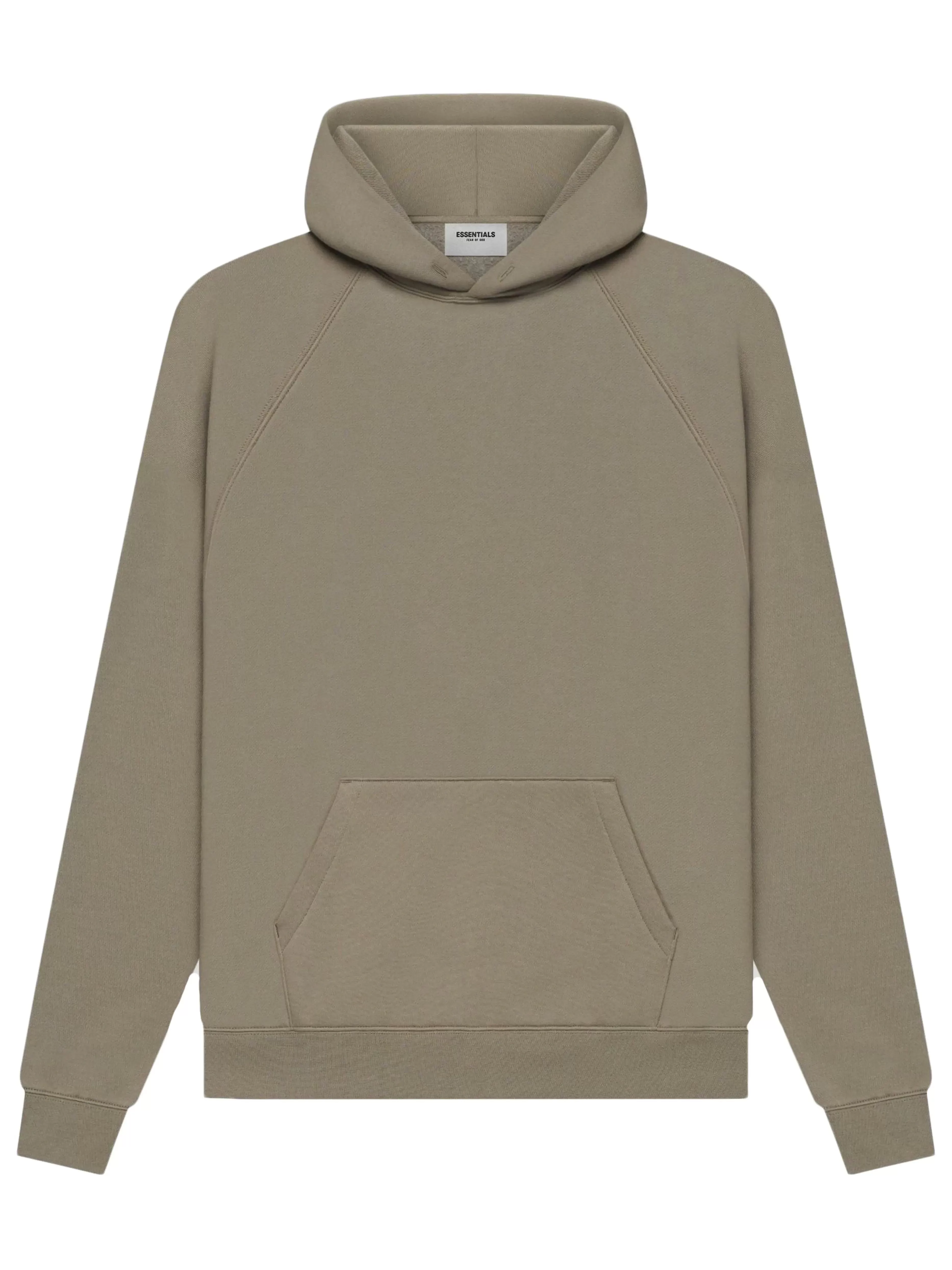 Fear Of God Essentials Back Logo Hoodie Taupe [SS21]