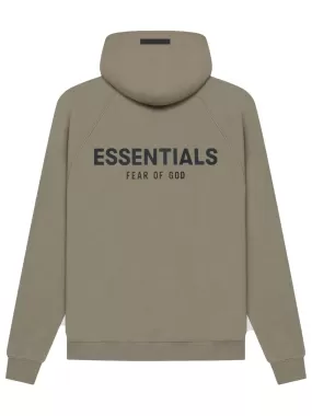 Fear Of God Essentials Back Logo Hoodie Taupe [SS21]