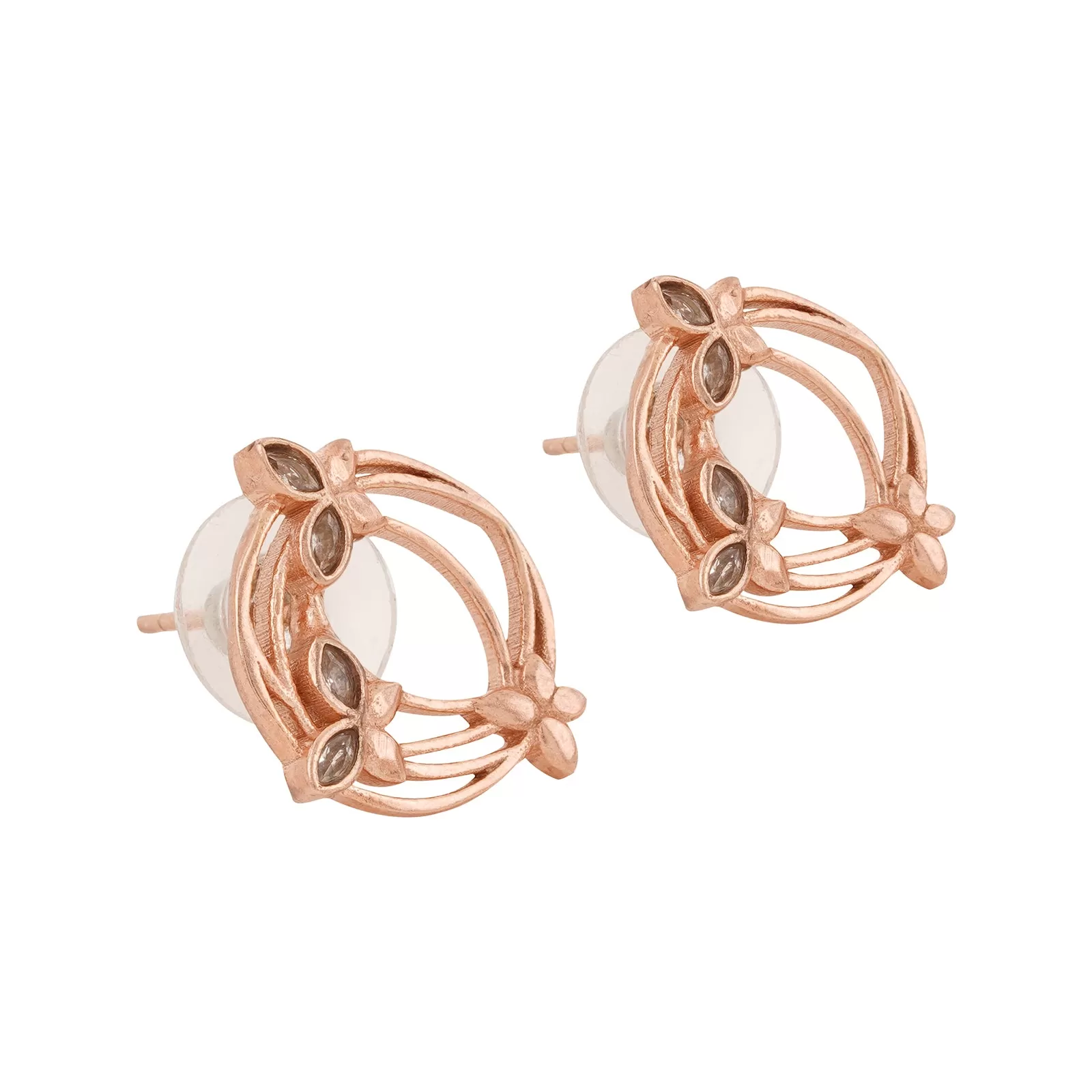 Greta Rosegold Earring