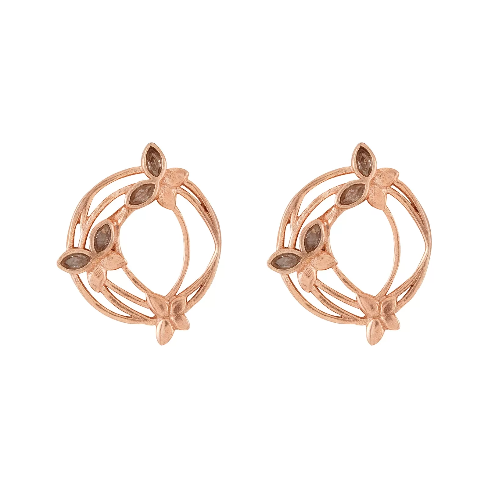 Greta Rosegold Earring