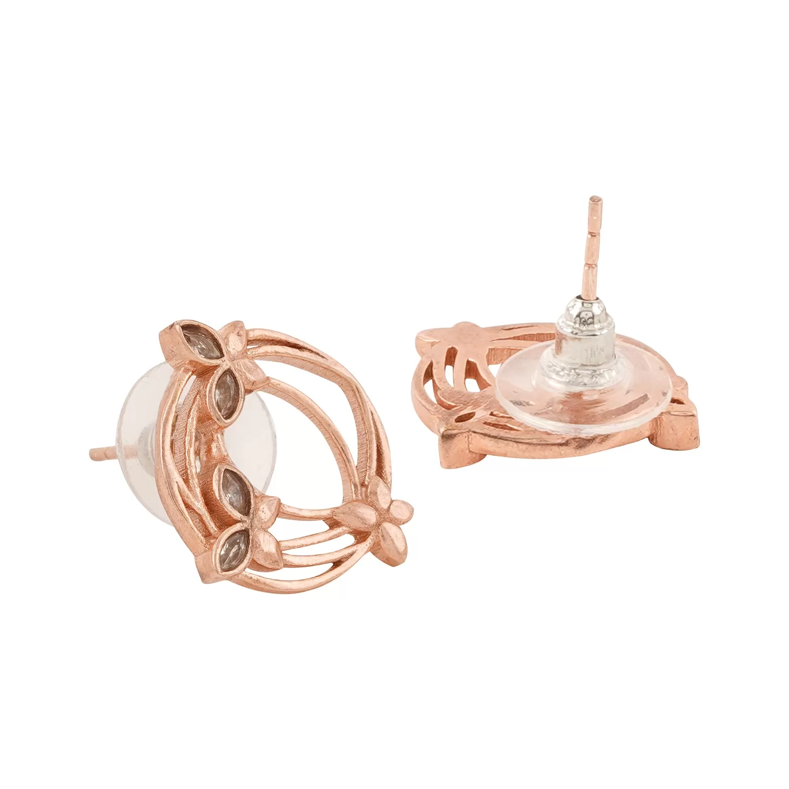 Greta Rosegold Earring