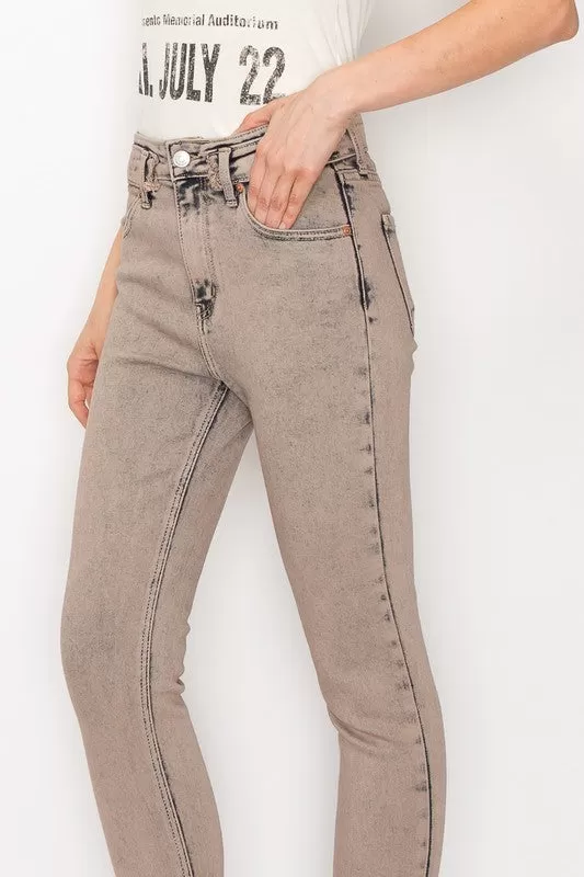 HIGH RISE STRETCH SKINNY JEANS