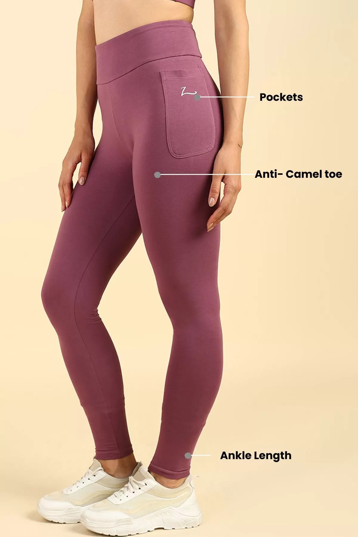 High Waist Rosewood Mom Legging