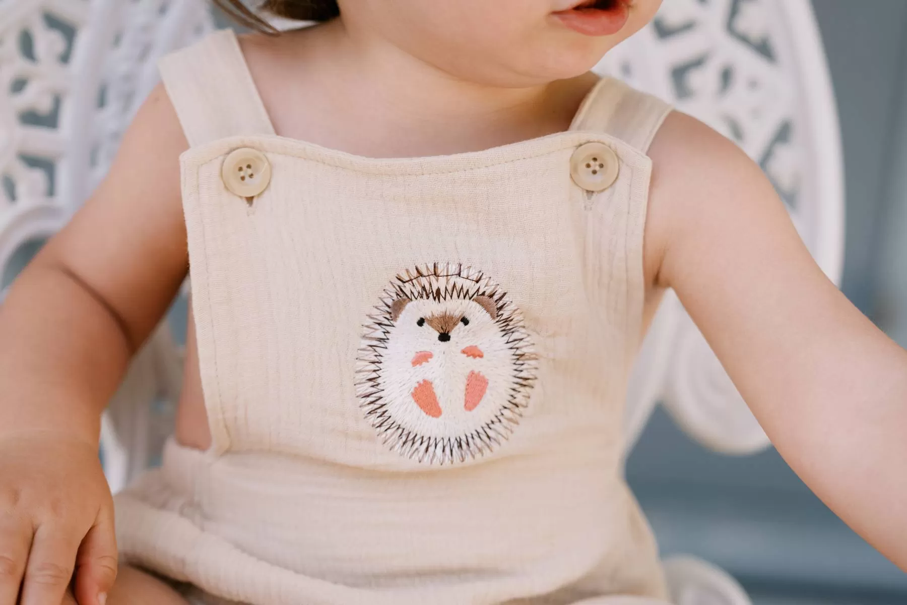 Hokey Pokey Romper - Fawn