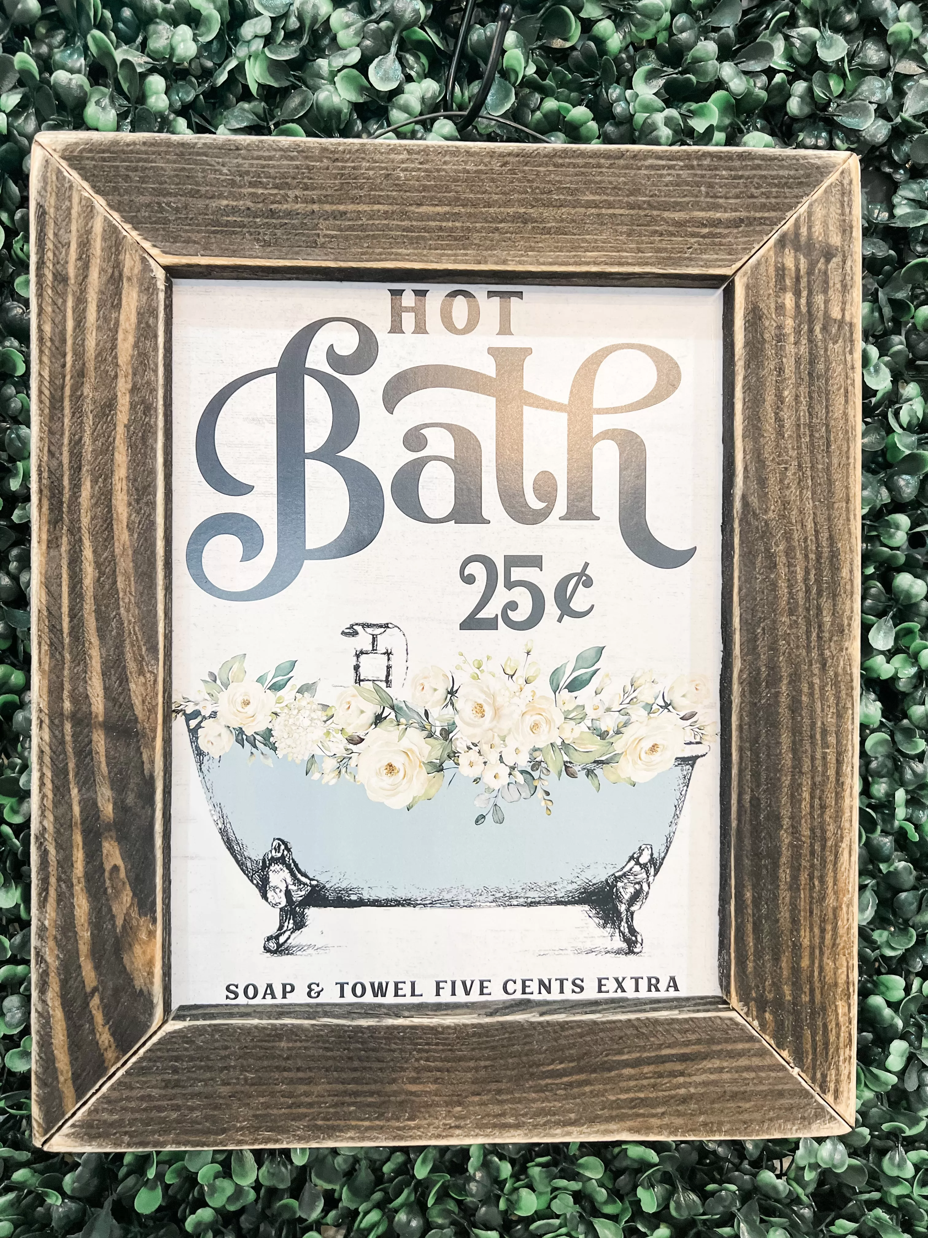 Hot Bath- Sign