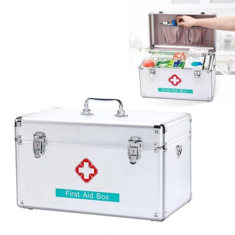 Household Aluminum Alloy Emergency Medicine Storage Cabinet