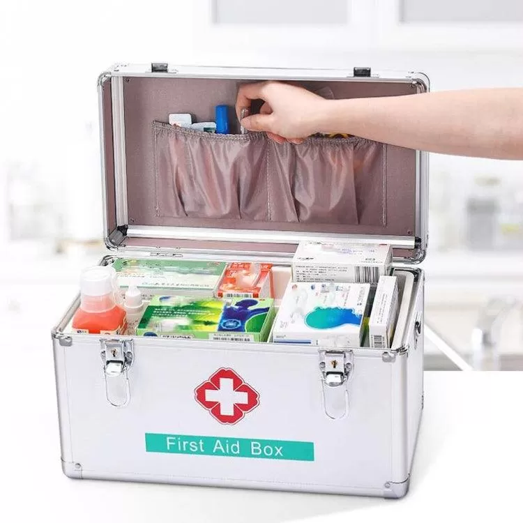 Household Aluminum Alloy Emergency Medicine Storage Cabinet