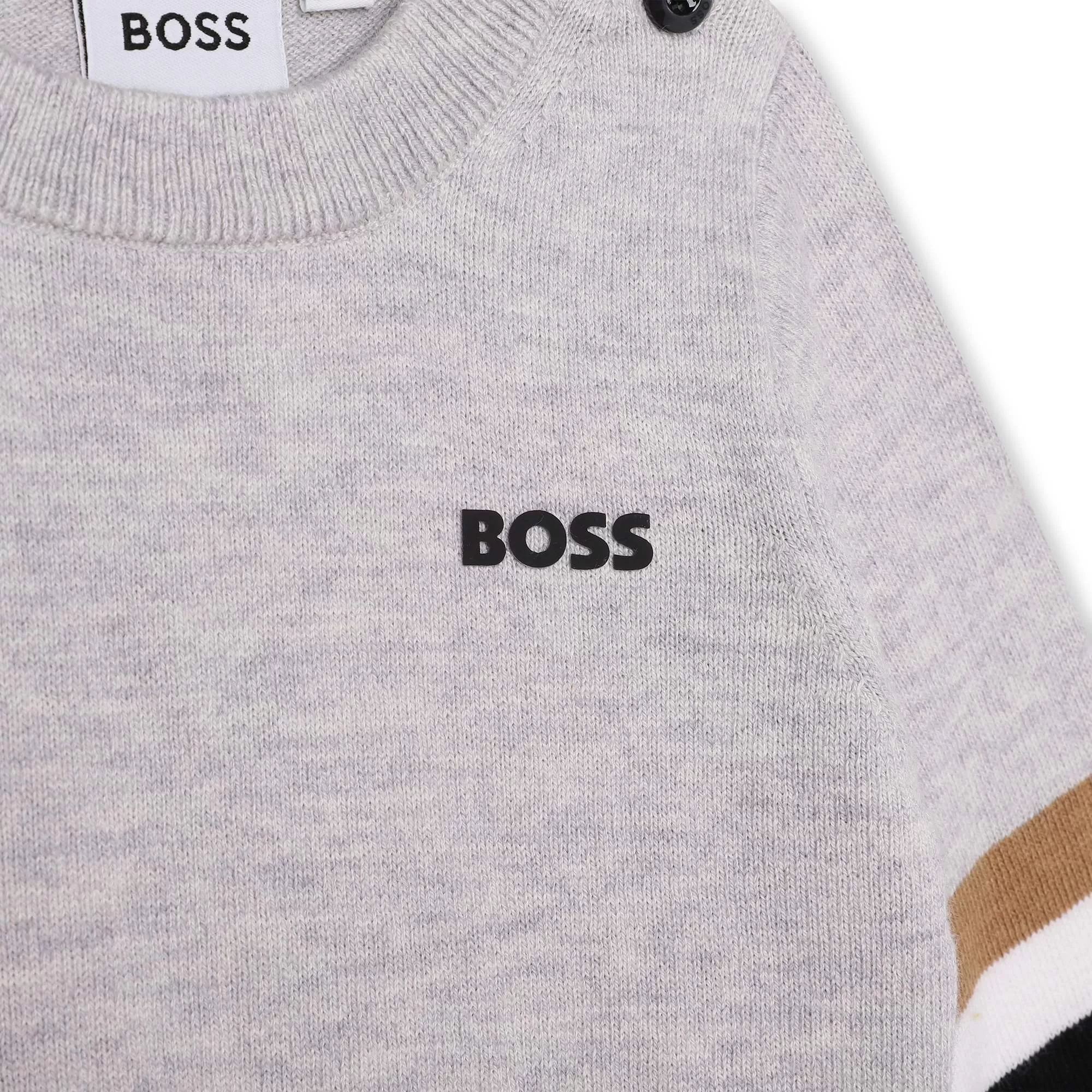 Hugo Boss Toddler Grey Sweatshirt_J05A40-A32