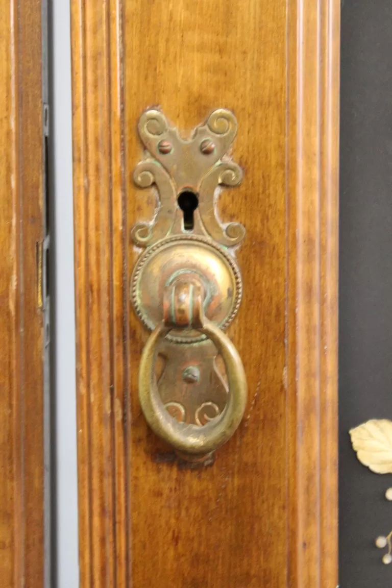 Japanese Meiji Door Carvings Featuring Owl and Parrot in Mother of Pearl & Bones