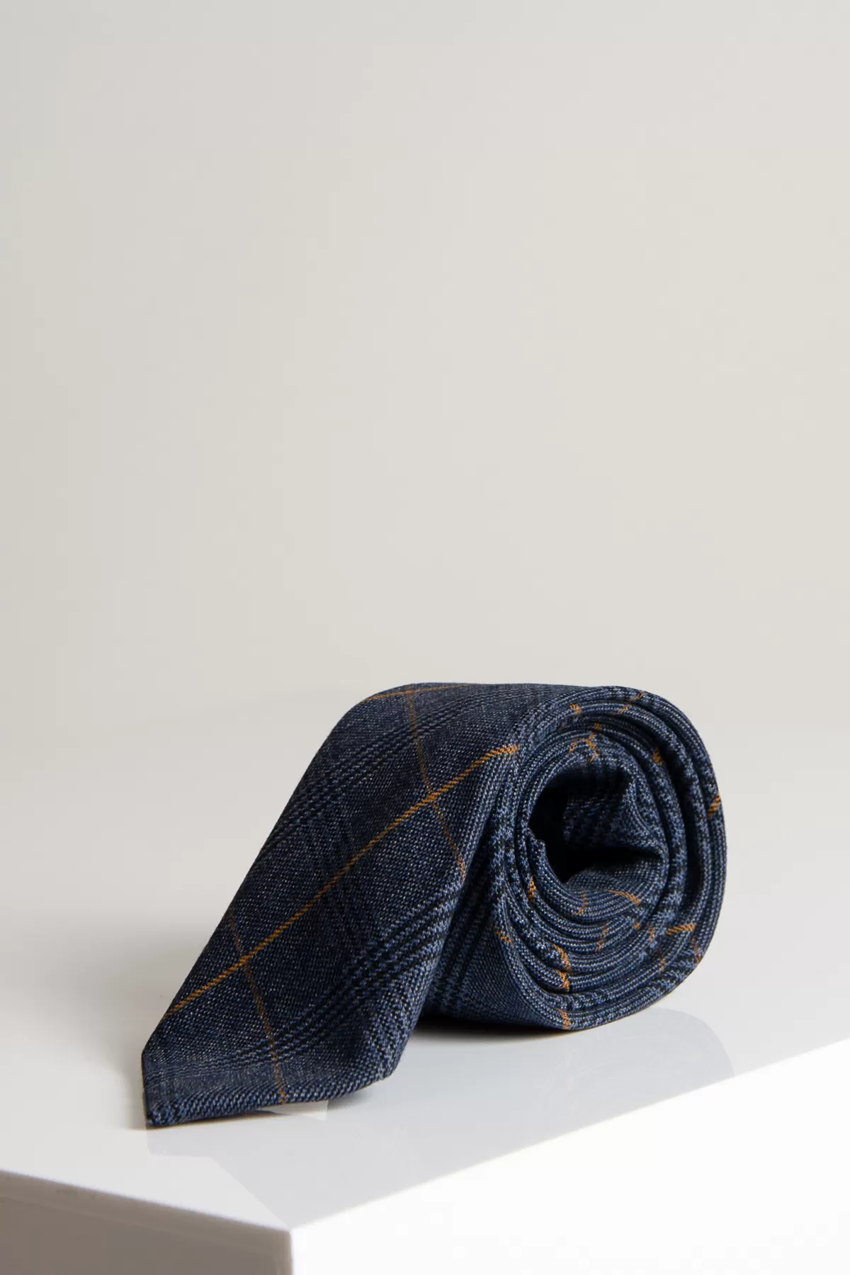 JENSON - Marine Navy Check Tie