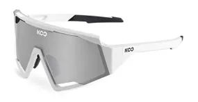 KOO Spectro Cycling Sport Sunglasses Zeiss Lens White / Super Silver Mirror Lenses