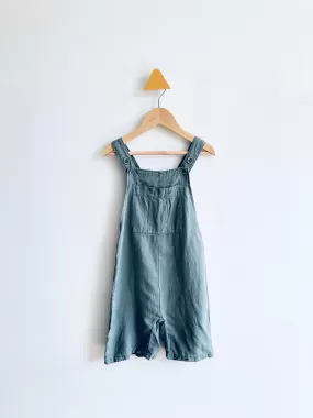 Linen Blend Romperalls // 3-4Y