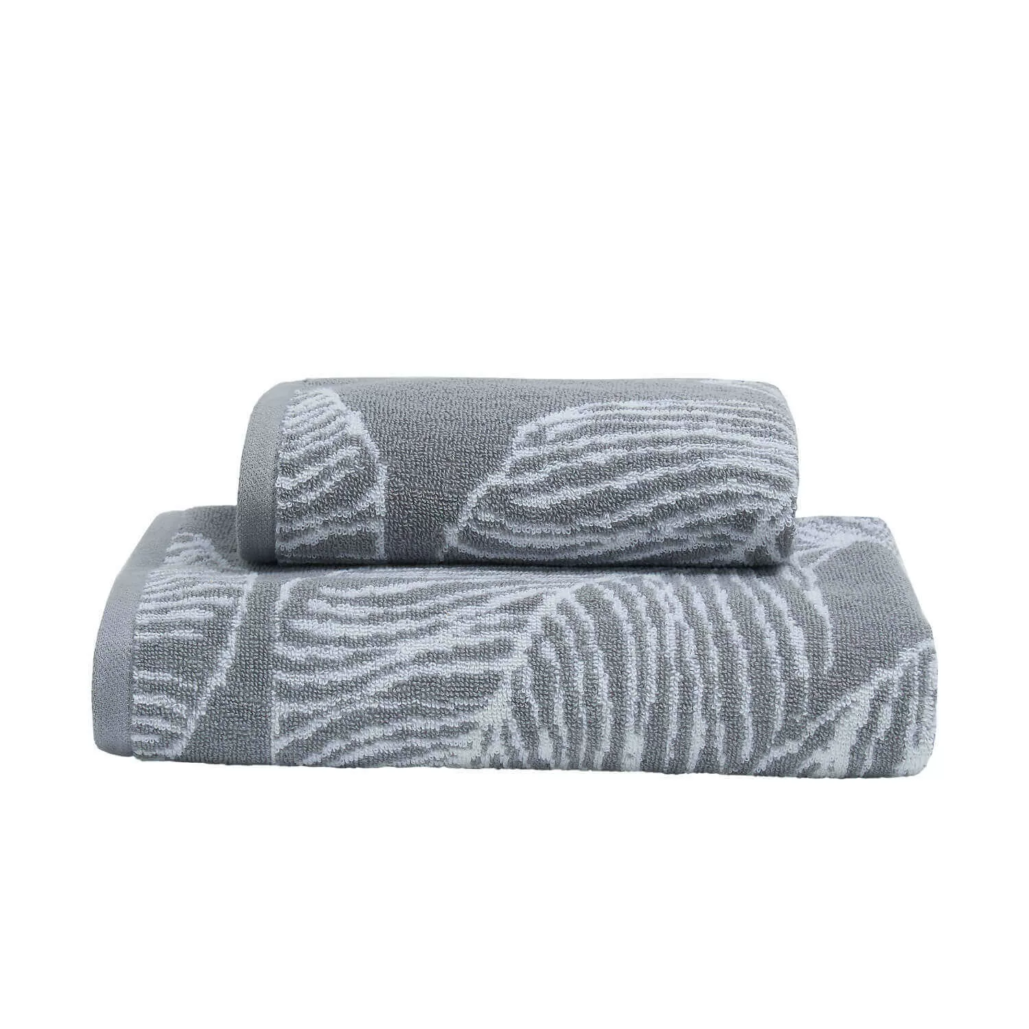 Matteo Jacquard Hand Towel - Grey